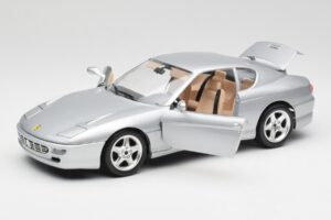 Ferrari 456 GT Prata Bburago 1:18 3036-M2 Metal - imagem 2 de 8