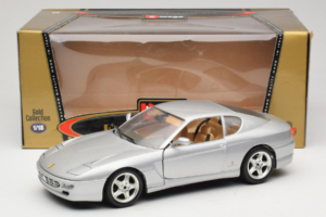 Ferrari 456 GT Prata Bburago 1:18 3336-S1 Metal - imagem 8 de 8