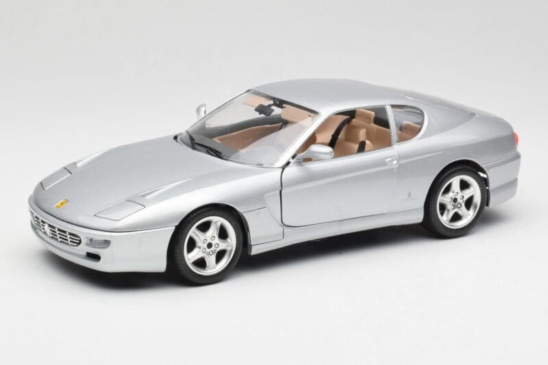 Ferrari 456 GT Prata Bburago 1:18 3036-M2 Metal