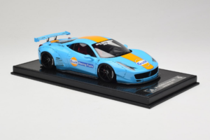 Ferrari 458 LB Works Gulf Blue Orange BBA 1:18 REMC033 Resina - imagem 4 de 7