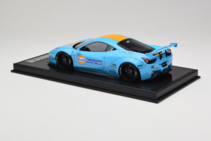 Ferrari 458 LB Works Gulf Blue Orange BBA 1:18 REMC033 Resina - imagem 5 de 7