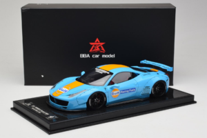 Ferrari 458 LB Works Gulf Blue Orange BBA 1:18 REMC033 Resina - imagem 7 de 7