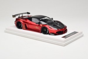 Ferrari 458 Liberty Walk LB-Silhouette WORKS GT Candy Vermelho IVY 1:18 REMC003 Resina - imagem 4 de 6