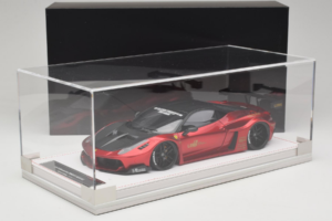Ferrari 458 Liberty Walk LB-Silhouette WORKS GT Candy Vermelho IVY 1:18 REMC003 Resina - imagem 6 de 6