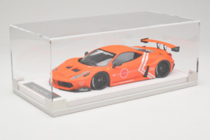 Ferrari 458 Liberty Walk LB-Silhouette WORKS GT Laranja IVY 1:18 REMC002 Resina - imagem 2 de 6