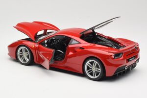Ferrari 488 GTB Vermelho Bburago 1:18 18-16008 Metal - imagem 5 de 8