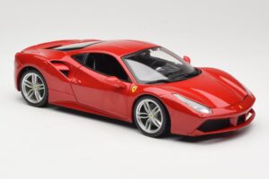 Ferrari 488 GTB Vermelho Bburago 1:18 18-16008 Metal - imagem 6 de 8