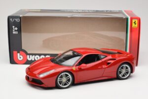 Ferrari 488 GTB Vermelho Bburago 1:18 18-16008 Metal - imagem 8 de 8