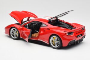 Ferrari 488 GTB Vermelho Bburago 1:18 18-76102 Metal - imagem 5 de 8