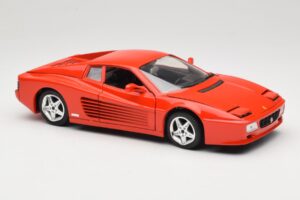 Ferrari 512 TR Vermelho Mira 1:18 6144 Metal - imagem 6 de 8