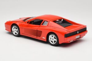 Ferrari 512 TR Vermelho Mira 1:18 6144 Metal - imagem 7 de 8