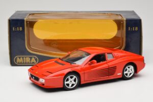Ferrari 512 TR Vermelho Mira 1:18 6144 Metal - imagem 8 de 8