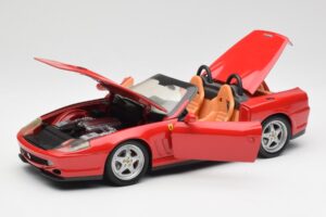 Ferrari 550 Barchetta Pininfarina Vermelho Bburago 1:18 327660 Metal - imagem 2 de 8