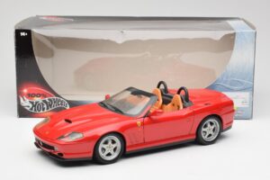 Ferrari 550 Barchetta Pininfarina Vermelho Bburago 1:18 327660 Metal - imagem 8 de 8