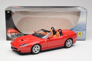Ferrari 550 Barchetta Rosso Corsa Hot Wheels 1:18 29441 Metal - imagem 8 de 8