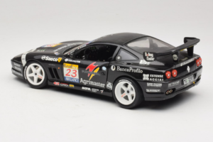 Ferrari 550 Maranello #23 Agrimaster Preto Bburago 1:18 3344-B2 Metal - imagem 7 de 8
