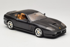 Ferrari 550 Maranello Preto Metalizado Bburago 1:18 3344-B1 Metal - imagem 6 de 8