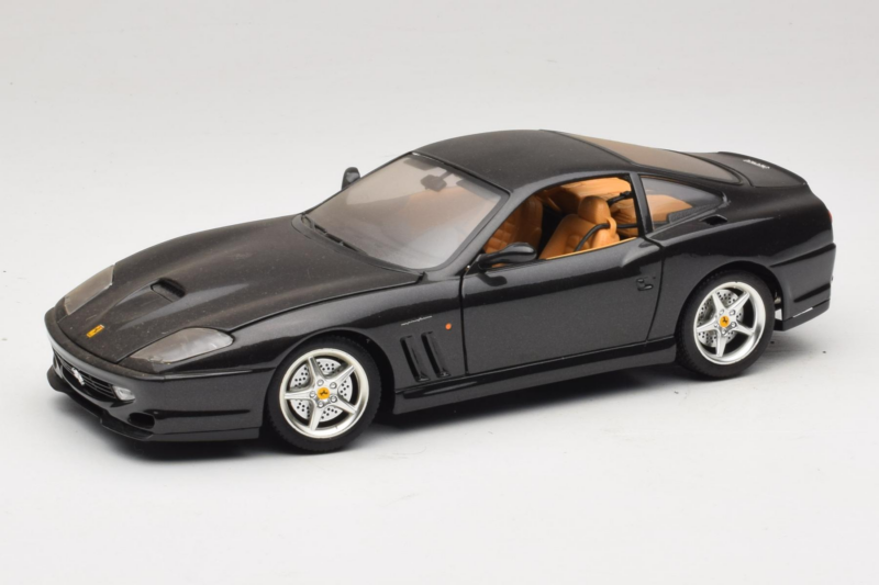 Ferrari 550 Maranello Preto Metalizado Bburago 1:18 3344-B1 Metal