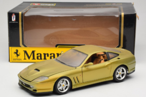 Ferrari 550 Maranello Gold Metallic Braccio & Gotz Bburago 1:18 3044-G1 Metal - imagem 8 de 8