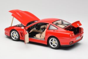 Ferrari 550 Maranello Vermelho Bburago 1:18 3064 Metal - imagem 5 de 8
