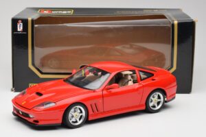Ferrari 550 Maranello Vermelho Bburago 1:18 3064 Metal - imagem 8 de 8