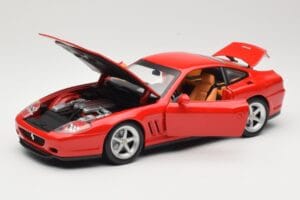 Ferrari 575M Maranello Vermelho Hot Wheels 1:18 54937 Metal - imagem 2 de 8