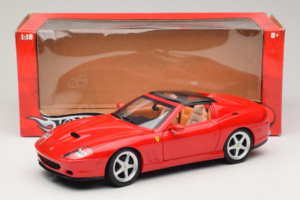 Ferrari 575M Superamerica Vermelho Hot Wheels 1:18 J2858 Metal - imagem 8 de 8