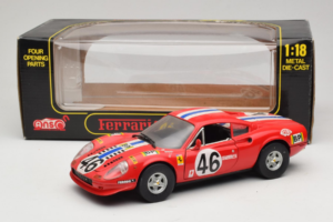 Ferrari Dino 246 GT #46 Vermelho Anson 1:18 3580-P1 Metal - imagem 8 de 8