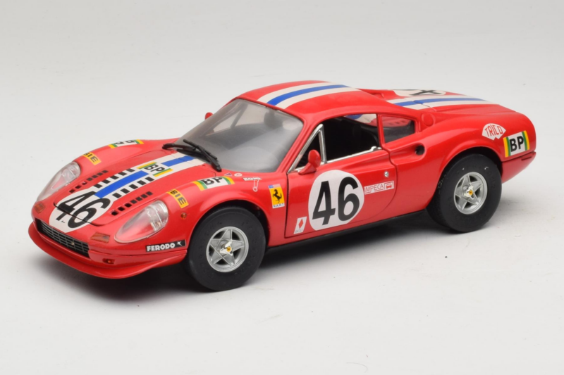 Ferrari Dino 246 GT #46 Vermelho Anson 1:18 3580-P1 Metal