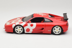 Ferrari F355 Berlinetta Vermelho com rodas brancas UT Models 1:18 180074020-P2 Metal - imagem 4 de 8