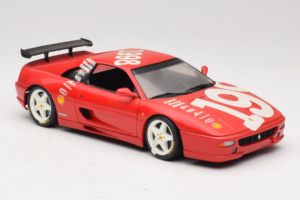 Ferrari F355 Berlinetta Vermelho com rodas brancas UT Models 1:18 180074020-P2 Metal - imagem 6 de 8