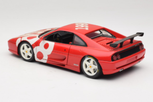 Ferrari F355 Berlinetta Vermelho com rodas brancas UT Models 1:18 180074020-P2 Metal - imagem 7 de 8