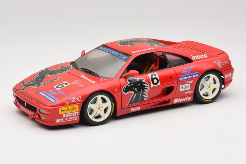 Ferrari F355 Berlinetta Diavia #6 Vermelho UT Models 1:18 180074020-P3 Metal