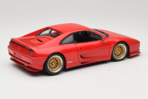 Ferrari F355 Berlinetta Vermelho Com Jantes Douradas Personalizadas UT Models 1:18 180074020-P5 Metal - imagem 3 de 8