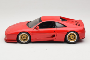 Ferrari F355 Berlinetta Vermelho Com Jantes Douradas Personalizadas UT Models 1:18 180074020-P5 Metal - imagem 4 de 8