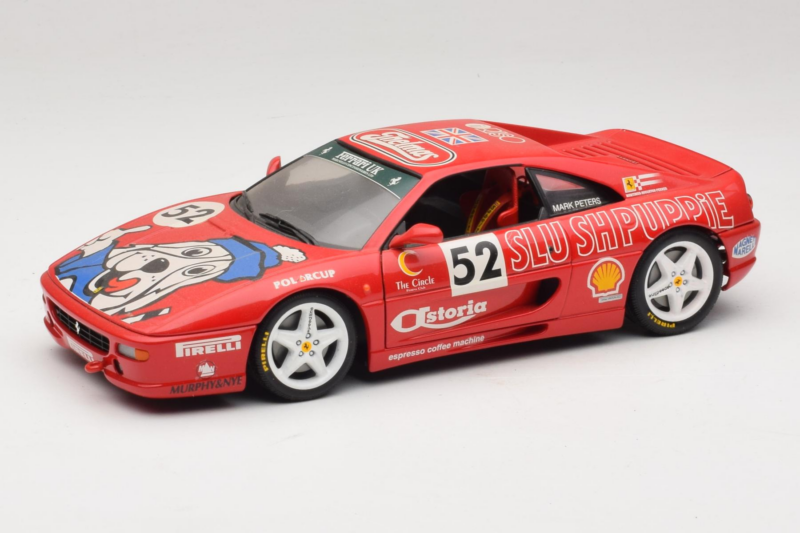 Ferrari F355 Berlinetta Slushuppie #52 M. Peters Vermelho UT Models 1:18 180074020-P4 Metal