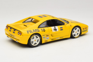 Ferrari F355 Coupé Films 18 #4 Reoloffs / Ansembourg Amarelo UT Models 1:18 180074021-Y1 Metal - imagem 3 de 8