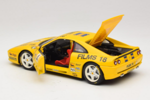 Ferrari F355 Coupé Films 18 #4 Reoloffs / Ansembourg Amarelo UT Models 1:18 180074021-Y1 Metal - imagem 5 de 8
