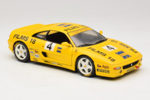 Ferrari F355 Coupé Films 18 #4 Reoloffs / Ansembourg Amarelo UT Models 1:18 180074021-Y1 Metal - imagem 6 de 8