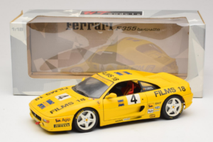 Ferrari F355 Coupé Films 18 #4 Reoloffs / Ansembourg Amarelo UT Models 1:18 180074021-Y1 Metal - imagem 8 de 8