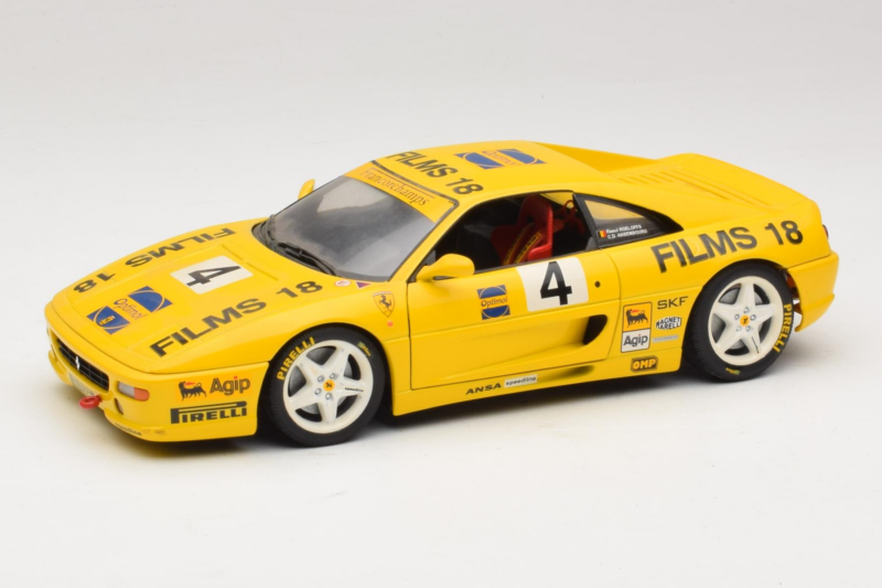 Ferrari F355 Coupé Films 18 #4 Reoloffs / Ansembourg Amarelo UT Models 1:18 180074021-Y1 Metal
