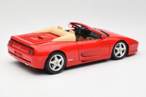 Ferrari F355 Spider Vermelho Hot Wheels 1:18 25733 Metal - imagem 3 de 8