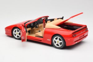 Ferrari F355 Spider Vermelho Hot Wheels 1:18 25733 Metal - imagem 5 de 8