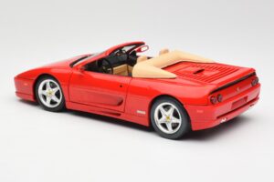 Ferrari F355 Spider Vermelho Hot Wheels 1:18 25733 Metal - imagem 7 de 8