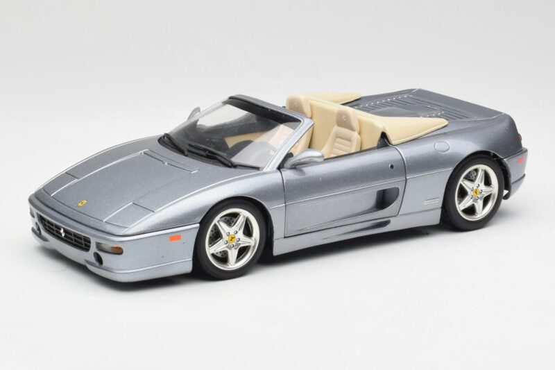 Ferrari F355 Spider Prata Hot Wheels 1:18 23907-M1 Metal