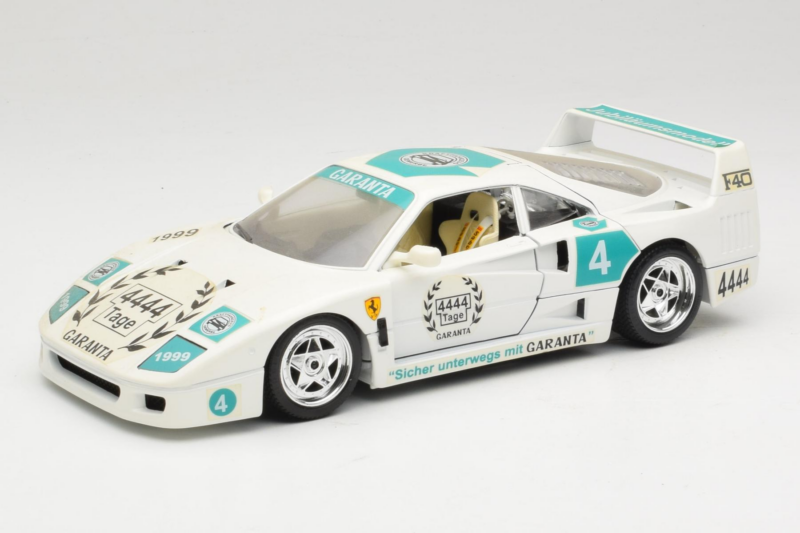 Ferrari F40 4444 Tage Garanta #4 Branco Bburago 1:18 3332-W5 Metal