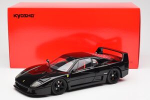 Ferrari F40 Preto Kyosho 1:18 08416BK Metal - imagem 10 de 10