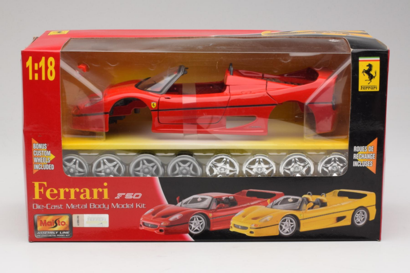 Ferrari F40 Vermelho Model Kit Maisto 1:18 39822 Metal