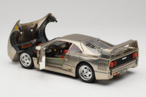 Ferrari F40 Dark Chrome Silver Kroymans Edição Limitada Bburago 1:18 3032-C2 Metal - imagem 5 de 8