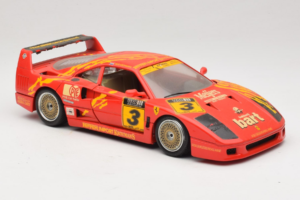 Ferrari F40 Evoluzione #3 Brummel Vermelho 1987 Bburago 1:18 3022-P2 Metal - imagem 6 de 8